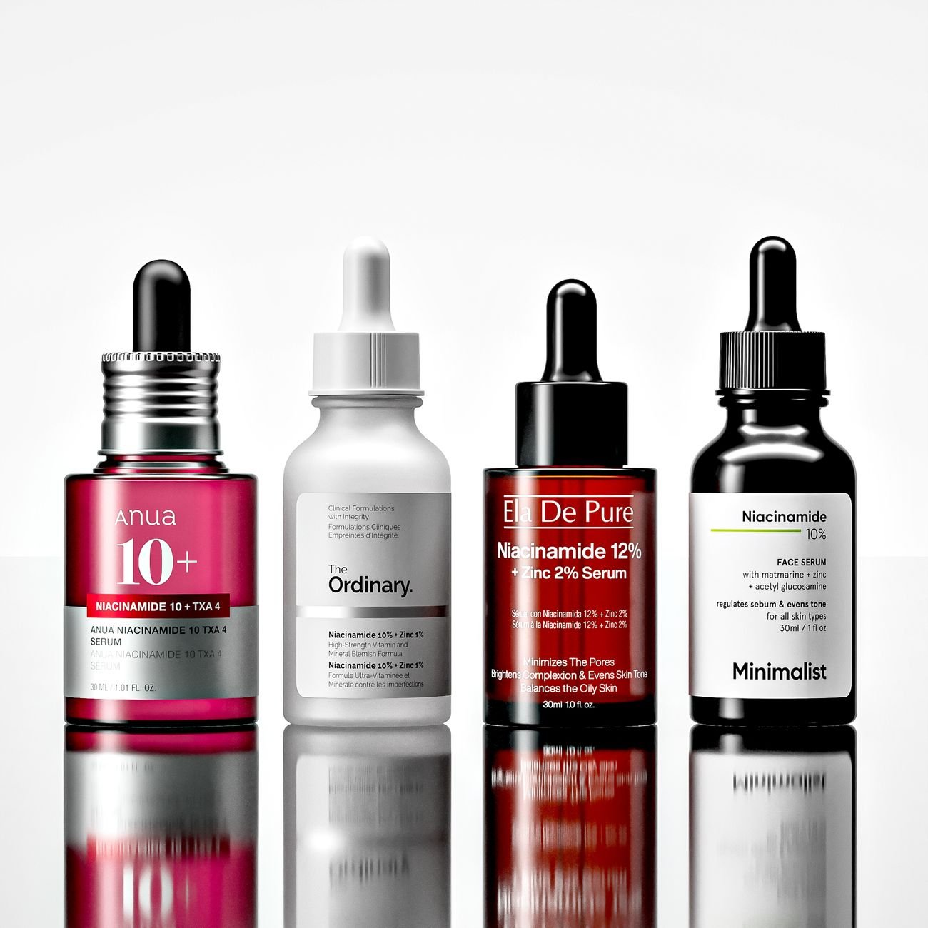 Niacinamide toner bottle