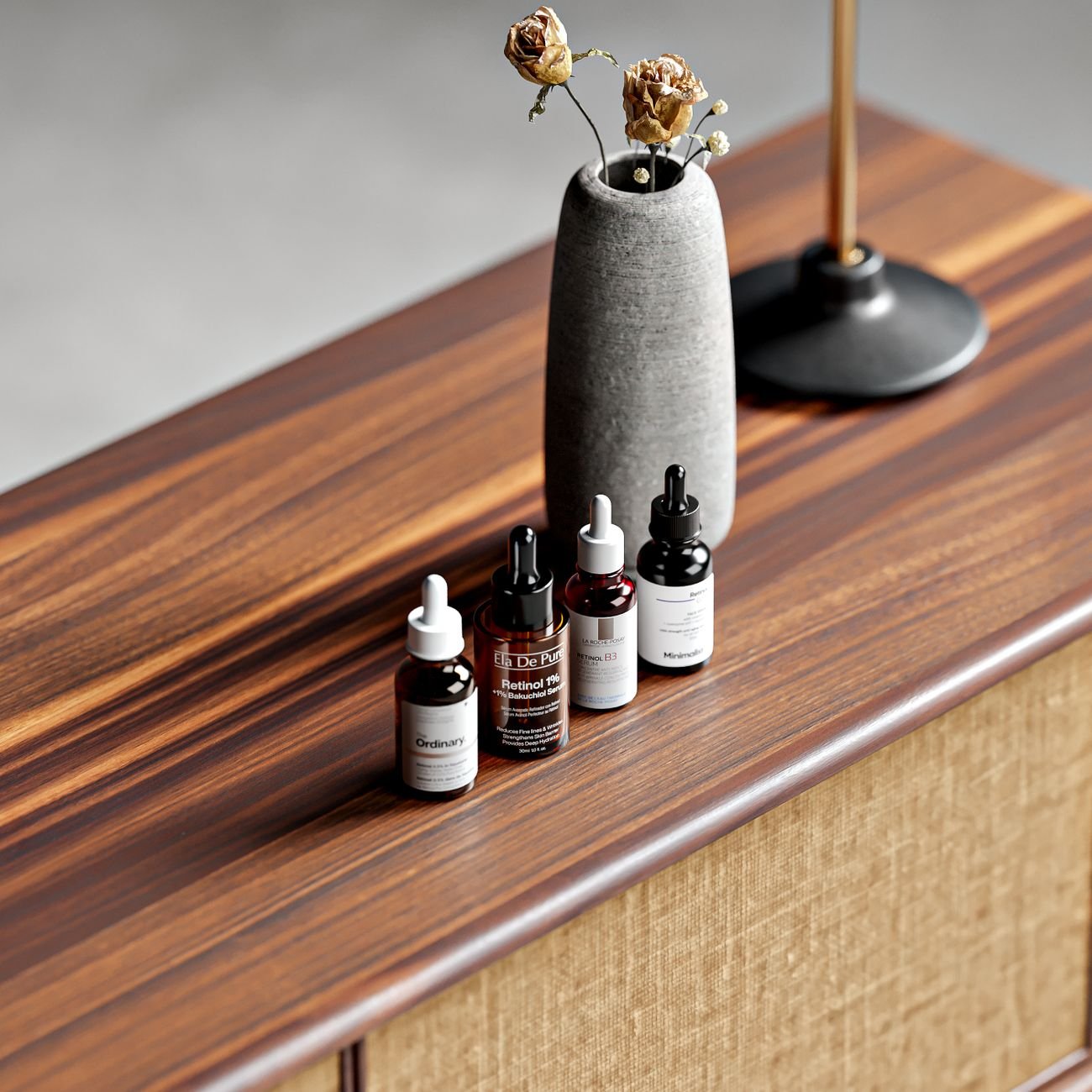 Vitamin C brightening serum bottle